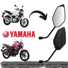 Retrovisor Fazer 150/250  2015 2017 Motos Yamaha Par Espelhos Moto Motoqueiro