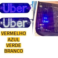 Placa Letreiro Led Luminoso Aplicativo Ube Led App Motorista Aplicativo de transporte-Envio Imediato