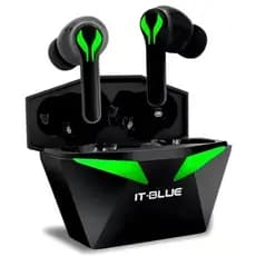 Fone de ouvido gamer sem fio Bluetooth profissional LE-2406. - Bluetooth 5.0 - 50ms touch