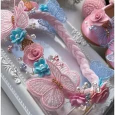 Headband faixinha tiara jardim encantado da Manuela