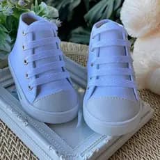 Tênis Cano Alto Star Branco Infantil Unissex Clássico Atemporal Personalizável