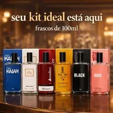 PERFUME MASCULINO / FEMININO 100ml Para o Dia Dia com Alta Fixação e Longa Duração Presente