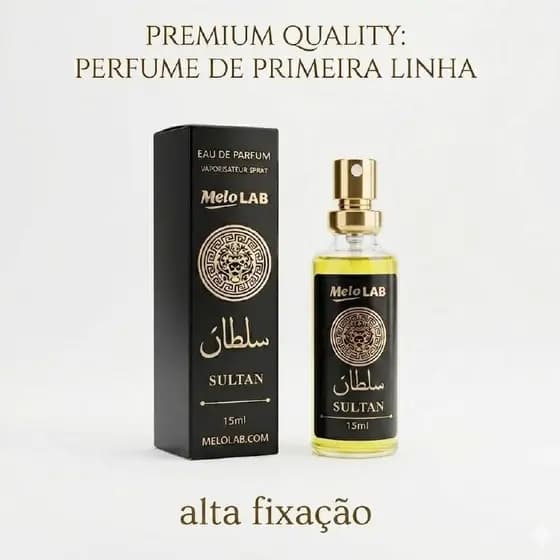 Perfume Masculino Para o Dia Dia 15ml de Longa Duração e Alta Fixação Presente Frasco em Vidro