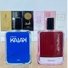 Kit 2 Perfume Masculino e Feminino 100ml Aroma Elegante, Intenso e Sofisticado ( Frasco em Vidro )