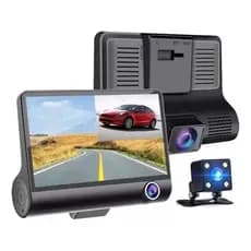 Câmera Veicular Interna Frontal Ré Segurança Carro Dash Cam