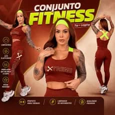 Conjunto academia feminino moda fitness calça legging academia dri fit feminina esportivo
