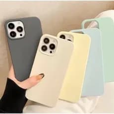 capinha capa de silicone case anti impacto aveludada com proteção premium para iphone 16 pro max