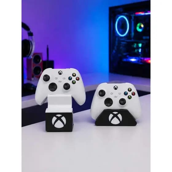 Suporte Para 1 ou 2 Controles Xbox Organizador De Mesa Series S/X One