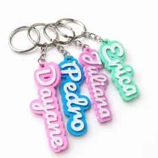5 CHAVEIROS PERSONALIZADOS COM NOME | CRIE OS SEUS AGORA!