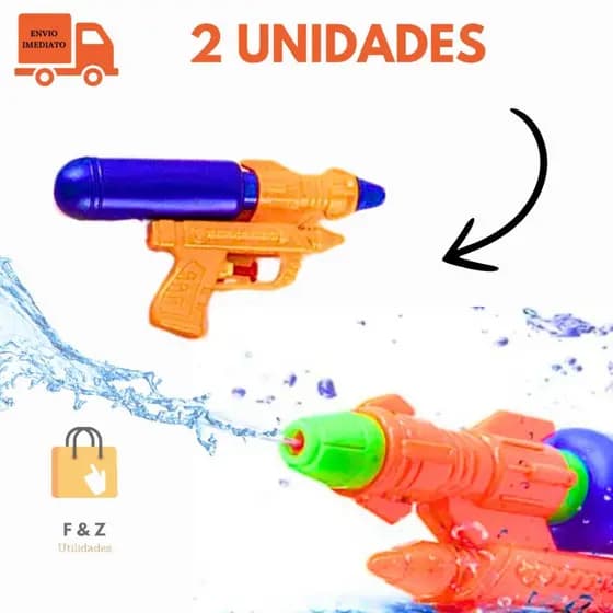 KIT 2 Unidades  Arminha Lança Água Brinquedo Piscina Praia