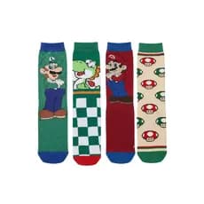KIT TRÊS E QUATRO PARES MEIAS DIVERTIDAS-PERSONAGENS-ADULTO E INFANTIL-CANO ALTO-ALGODÃO-CONFORTO