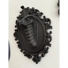 Moldura Oval Gótica de Cobra