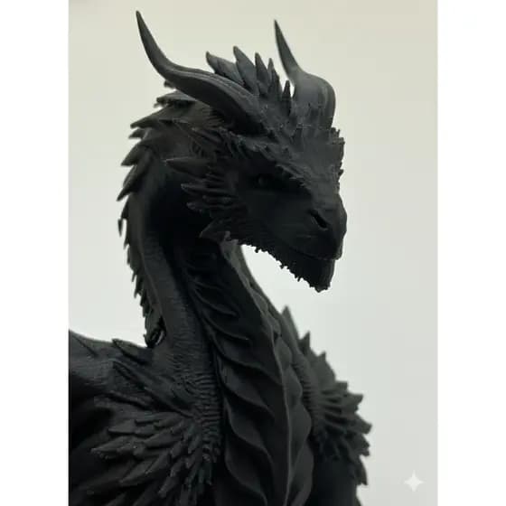 Figura Decorativa Dragão Imponente