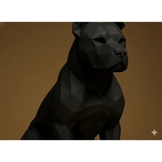 CF Cachorro - Pitbull Figura Decorativa