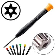 Chave Torx T6 T8 T10 Com Furo para Abrir Playstation Ps3 Ps4 Ps5 Xbox 360 One Series X ou S Controle