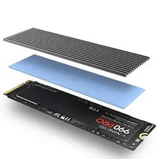 Dissipador de Calor SSD M2 NVME NGFF 2280 Notebook com Thermal Pad PS5 Xbox Computador
