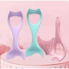 Kit 1/3 Protetor De Silicone Para Aplicação de Mascara de Cílios Delineador e Sombra nos Cílios
