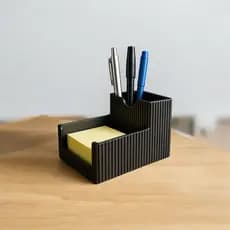 Suporte para Canetas e Blocos de Notas – Ideal para Escritório ou Estudo
