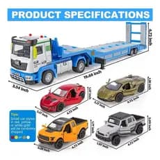 Caminhão Brinquedo Infantil Grande Semi Carreta Truck Resistente Criança Presente Educativo