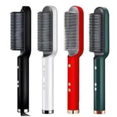 Escova Alisadora Elétrica Original 3 em 1 Profissional Pente Alisador Bivolt Promoção Queima de Estoque