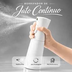 Borrifador Spray Automatico Contínuo 300ml Névoa Fina Multiuso Cabelo Plantas Limpeza Barbeiro