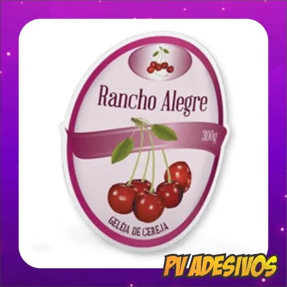 500 Rótulos Adesivos 4x4 Personalizados Vinil Prova d'agua, Doces, Bolo no pote, Lojas, Empresas Lembrancinhas