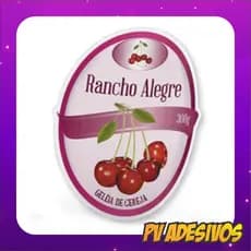 500 Rótulos Adesivos 4x4 Personalizados Vinil Prova d'agua, Doces, Bolo no pote, Lojas, Empresas Lembrancinhas
