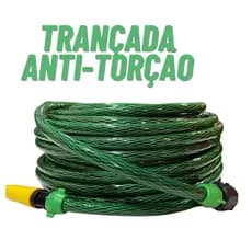 Mangueira Jardim Reforçada Trançada Completa Tripla-Camada de 10/15/20/25/35/50 Metros
