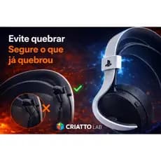 Reforço de Haste Exclusivo para  Fone Pulse Elite – 3D Exclusivo Sony pulse elite