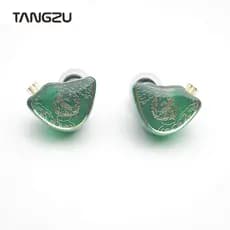 Tangzu WANER Green 10mm Fone De Ouvido De Condutor Dinâmico IEM Metal Composto Diafragma 0,78 2pin Wan er Com Microfone