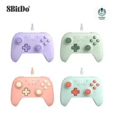 8BitDo Ultimate 2C Wired Gaming Controller Gamepad Com Joystick De Efeito Hall Tiggers Para Windows E Android