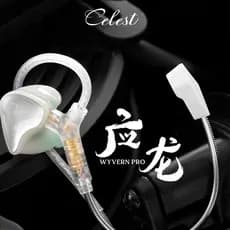 Kinera Celest WYVERN Pro Em Monitores Auriculares Fones De Ouvido Com 10mm De Diâmetro Driver Dinâmico Impressão 3D 0,78mm 2Pin Destacáveis