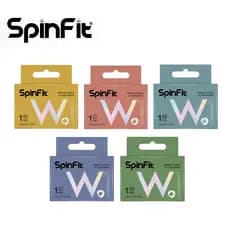 SpinFit W1 Pontas De Silicone Para Orelha Patenteadas Tubo Em Forma De W Duplo Fone De Ouvido Diâmetro Do Bocal De 5-6mm