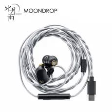 MOONDROP Chu II DSP Fones De Ouvido De Alto Desempenho Driver Dinâmico USB-C Monitores Auriculares 2