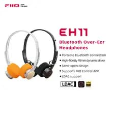 Fones De Ouvido Intra-Auriculares FIIO EH11 Com Bateria LDAC De Áudio De Alta Resolução 30H Leve Design Retrô Dispositiv
