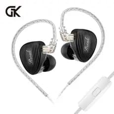 GK Streak Hi-Fi Monitores Intra-Auriculares KUN Dynamic + Micro Planar Fones De Ouvido De Driver Duplo Com Cabo Removíve
