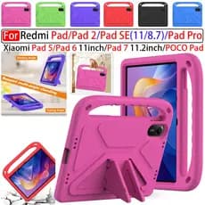 Para Xiaomi Redmi Pad 2 11 Polegadas 10.6 SE 8.7 11 Pro POCO 12.1 5 6 7 11.2 Capa À Prova De Choque Crianças Suporte De