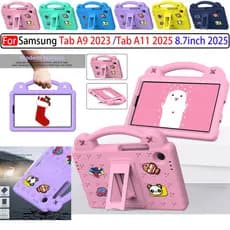 Para Samsung Tab A11 8.7 Polegada SM-X133 X135 2025 A9 X110 X115 2023 Caso À Prova De Choque Crianças Dos Desenhos Anima