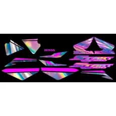 kit de adesivos para start 160 em holográfico+ cores, envio e 24horas