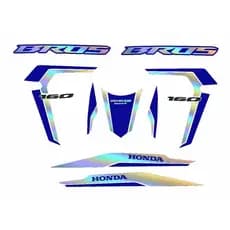 kit bros 160 2022/2023 adesivos holográfico, envio rapido