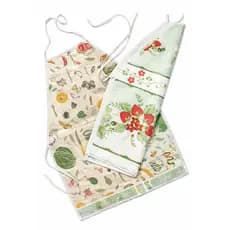 Kit 2 Avental Para Cozinha Lavanderia Estampados Forrado Impermeável Uso Doméstico Premium