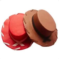 Chapéu Festa Woody e Jessie Toy Story 1 Par de Chapéu Para Eventos Fantasia Aniversários Cosplay Para Adultos e Crianças