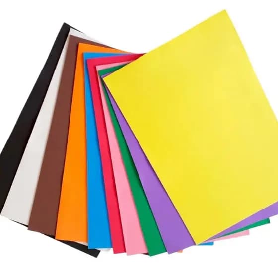 Eva Diversas Cores Pacote Com 10 Folhas 40x50 De 1.5mm Qualidade Premium