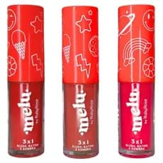 Blush Batom E Sombra 3x1 Melu By Ruby Rose RR1100