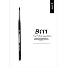 Pincel B111 Bara Batom Boca Maquiagem Linha B Macrilan