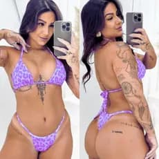 BIQUÍNI MARQUINHA DE FITA Bronze Tendência Verão
