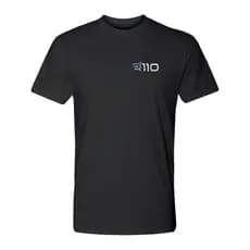 Camisa Gola Redonda careca Malha Fria Pv Com Bordado de sua logo logomarca