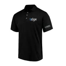 Camiseta Polo Bordada Personalizada 2 Logos (peito E 1manga)