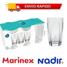 JOGO COPOS VIDRO ESTELA NADIR 460ML
