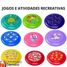 Kit Frisbee HX24 Disco Voador – Modelos Variados | Diversão ao Ar Livre para Toda a Família